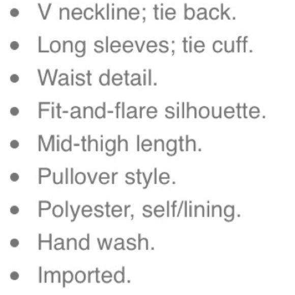 🛍Glamorous Floral Long Sleeves Tie-back’ Fit and Flare Dress NWT - Picture 8 of 9